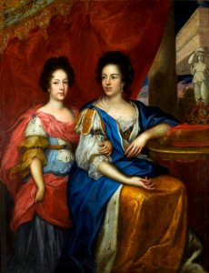 Siemiginowski Marie Casimire with her daughter