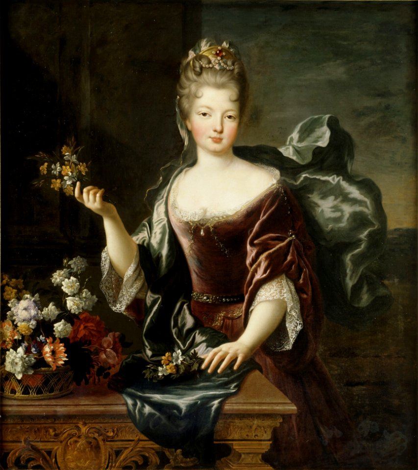 La seconde Mademoiselle de Blois, François de Troy, Château de Versailles.