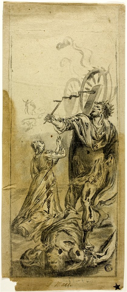 Godfried Maes (Attr.) - Martyrdom of Saint Catherine
