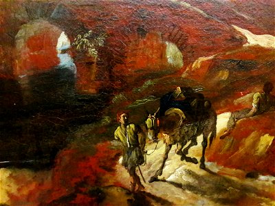 Ricci Landscape with a bridge (detail) 03