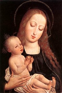 16th-century unknown painters - Virgin and Child - WGA23600. Free illustration for personal and commercial use.