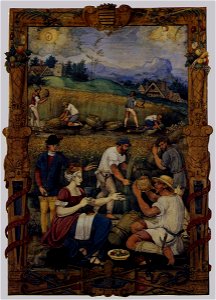 16th-century painters - August from an Book of Hours - WGA15913