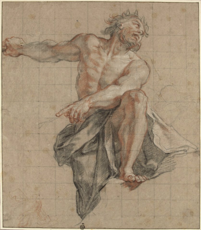Antoine Coypel - Sitting Aeolus