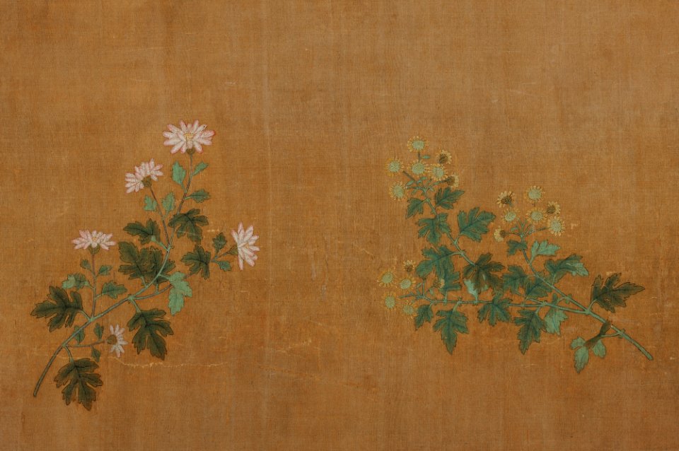 16b Zhao Mengfu. Ten Chrisantemums. 1300-1310 Section. Sotheby's.