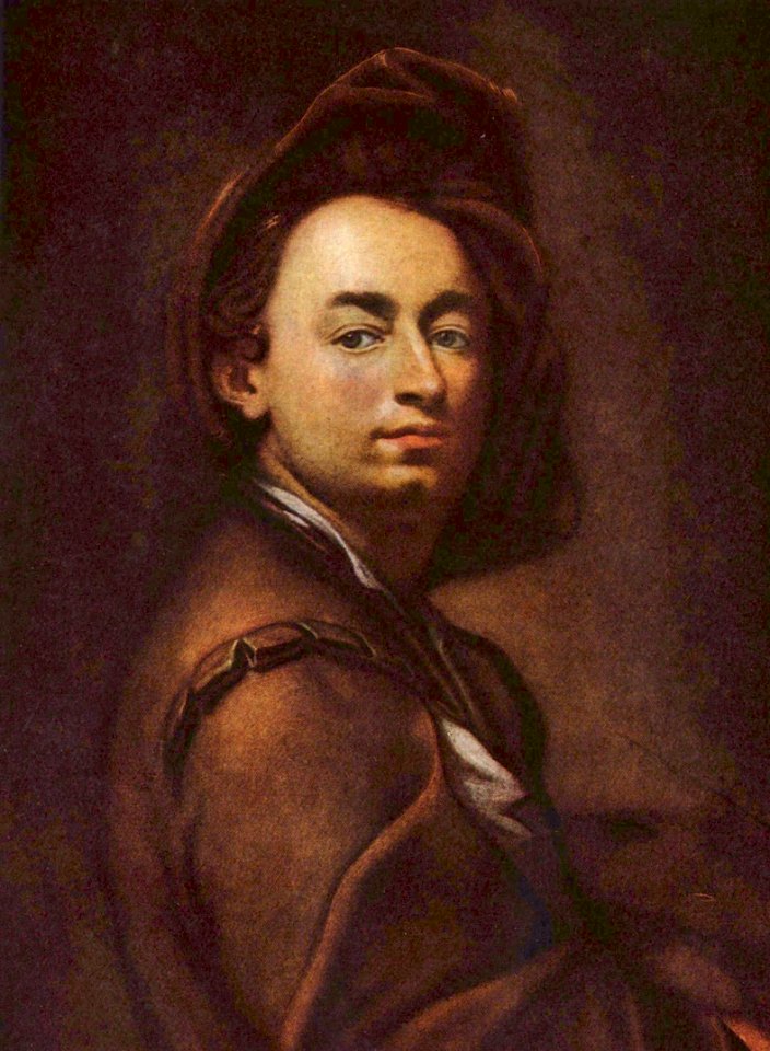 Petr Brandl - Autoportrét (1700)