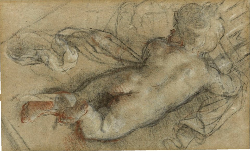 Antoine Coypel - Study of a putto