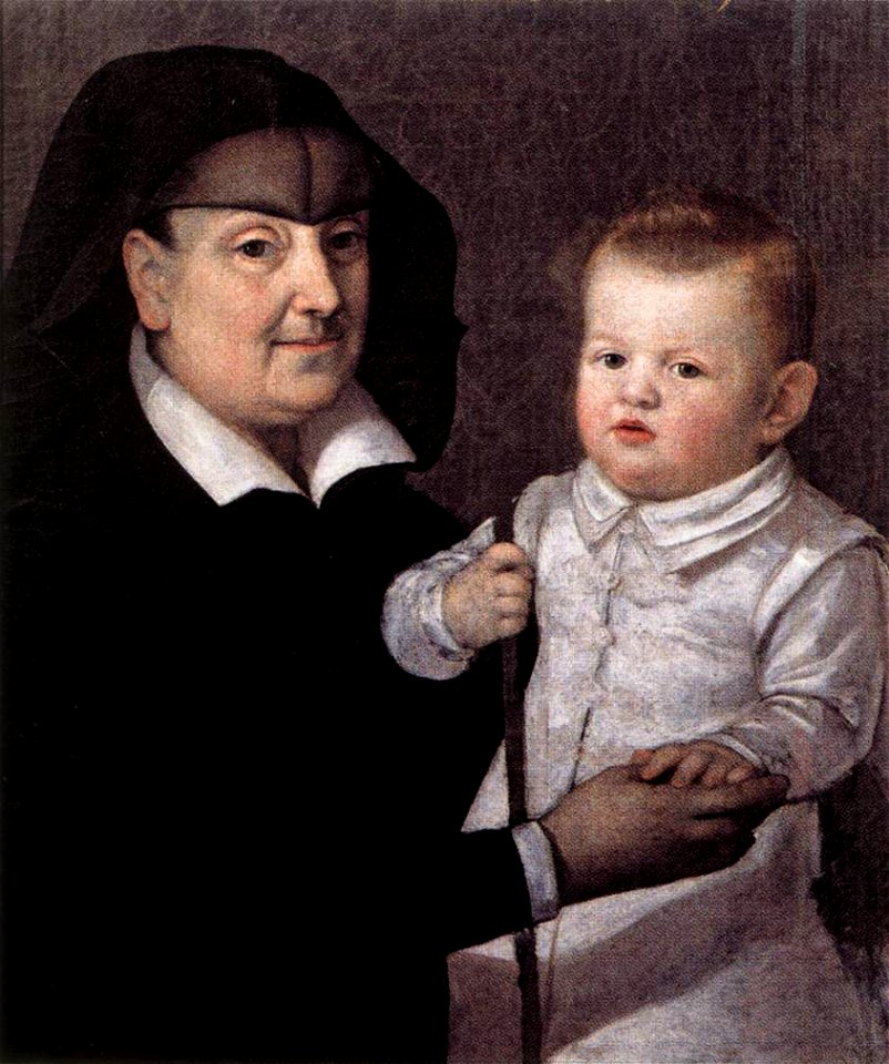 16th-century unknown painters - Cosimo II de' Medici with Governess - WGA23942
