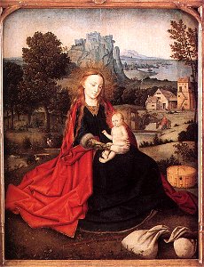 16th-century unknown painters - Rest on the Flight into Egypt - WGA23601