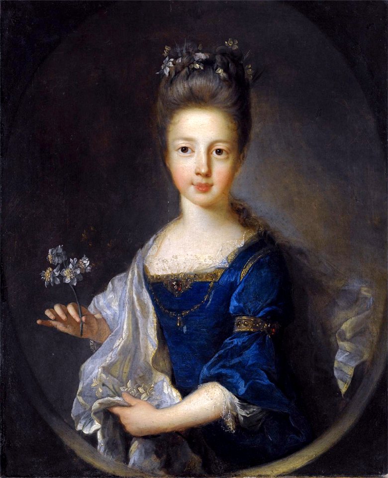 Princess Luisa Maria Theresa Stuart (1692-1712), by Jean-François de Troy