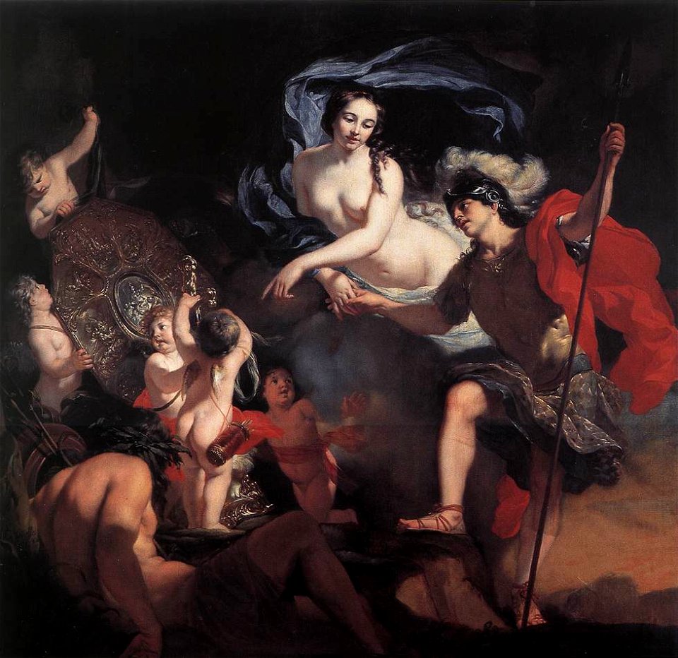 16xx Gérard de Lairesse - Venus Presenting Weapons to Aeneas 0