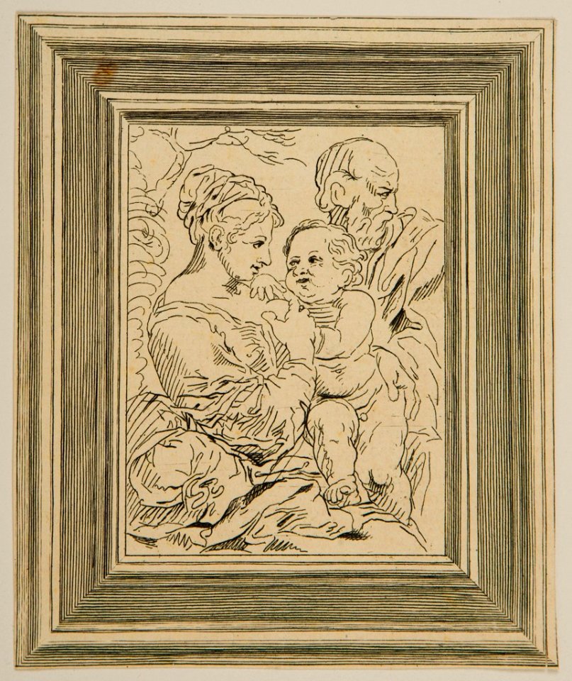 Jacob Coelemans, after Raymond Lafage - The Holy Family