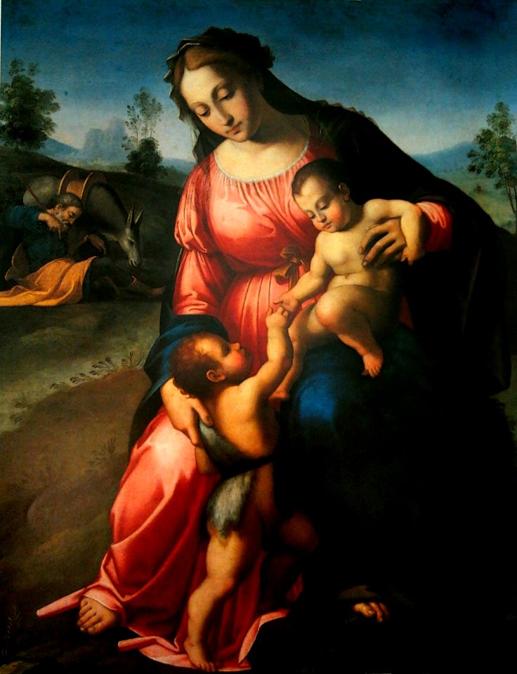 Italian Holy Family with St. John