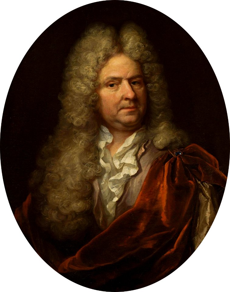 Largillière Portrait of a man in a long wig