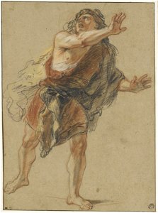 Antoine Coypel - Fleeing soldier