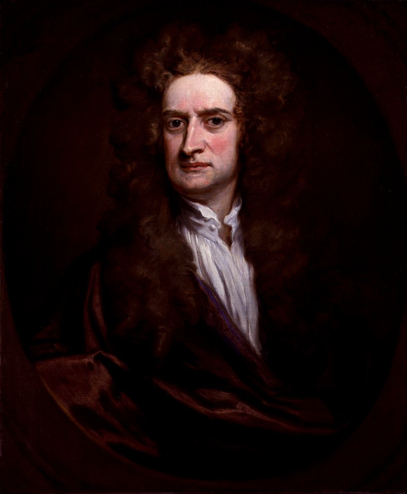 Sir Isaac Newton by Sir Godfrey Kneller, Bt