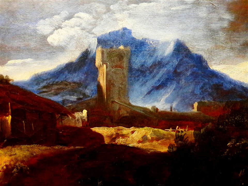 Ricci Landscape with a road (detail) 02