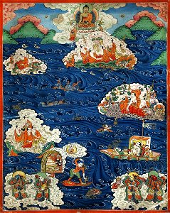 Tibet Buddhist parable of the Arhats