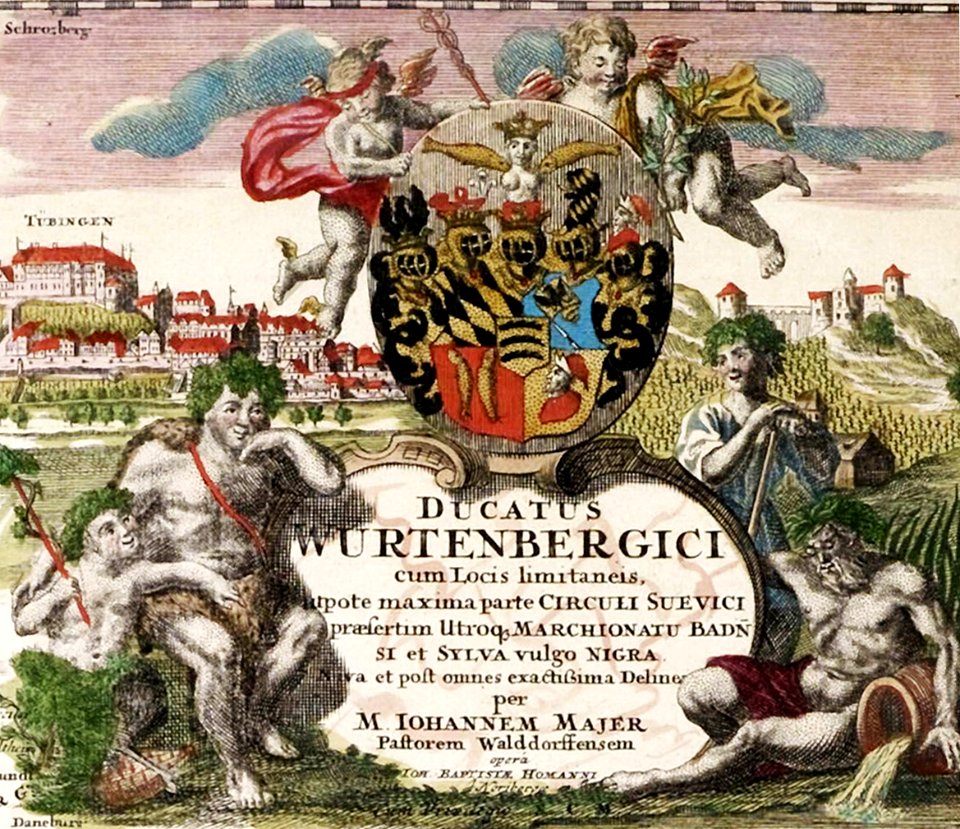 1710 Reichssturmfahne Wappen Eberhard Ludwig vW