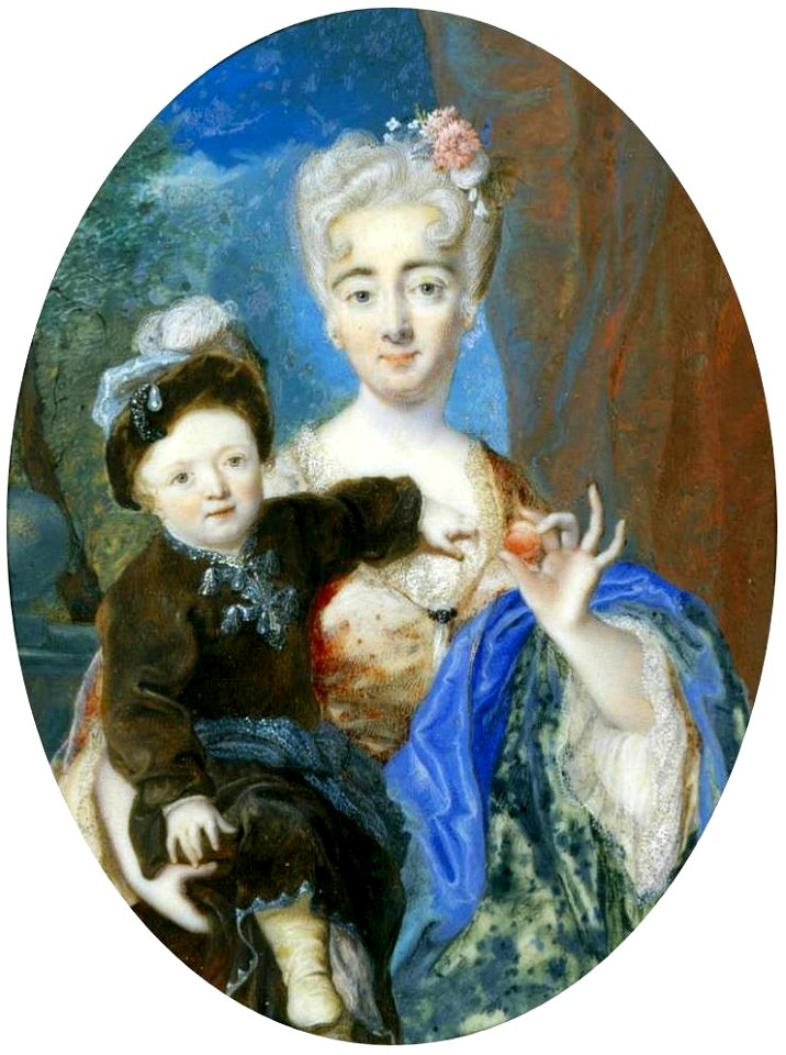 Mengs Lady with a son in Polish costume