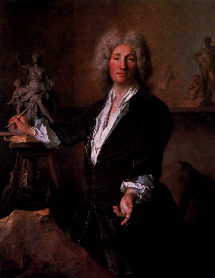 Nicolas de Largillière - The Sculptor Nicolas Coustou in His Atelier - WGA12465