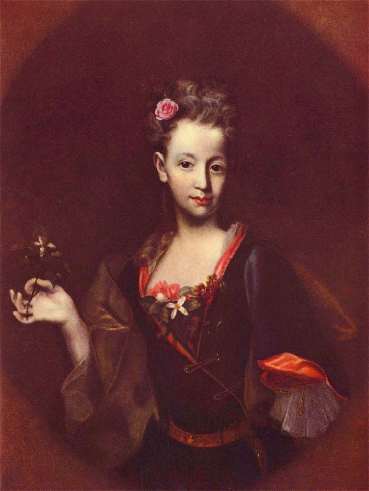 Jan Kupecký - Podobizna Františky Hedviky Wussinové (1716)