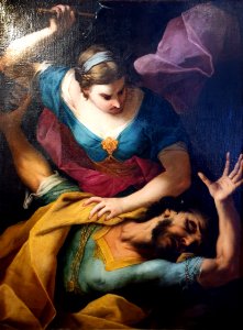 1710 Bellucci Jael erschlägt den schlafenden kanaanitischen Feldherrn Sissera Historisches Museum Bamberg anagoria