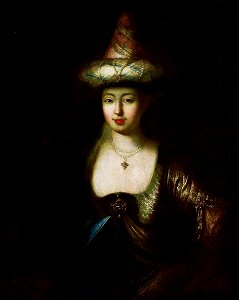 Pesne Portrait of a woman in oriental costume