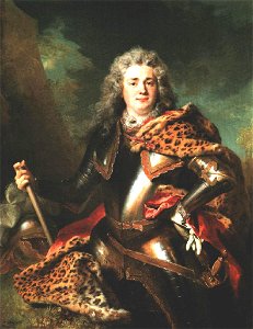 Charles Armand de Gontaut, Duke of Biron by Nicolas de Largillière (1714)