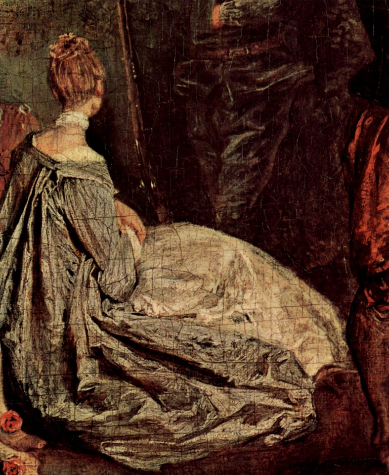 Jean-Antoine Watteau, The Halt during the Chase (detail) - 03