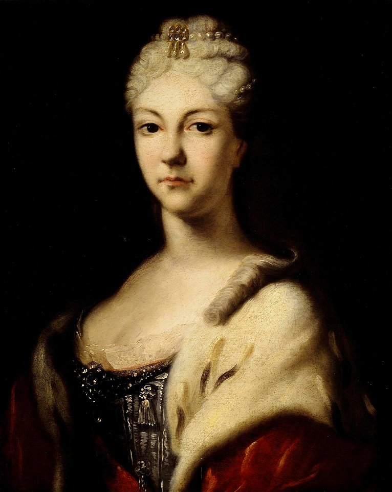 Natalia Alexeevna of Russia by I.Nikitin (1720-30s, Hermitage)