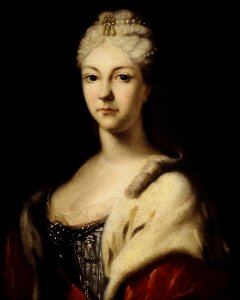 Natalia Alexeevna of Russia by I.Nikitin (1720-30s, Hermitage)