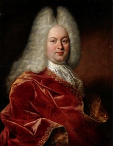 Pierre Ernou - Portrait of an Unknown Man (1713). Free illustration for personal and commercial use.