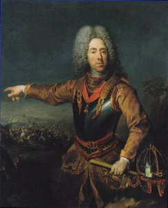 Jacob van Schuppen - Prinz Eugen von Savoyen. Free illustration for personal and commercial use.