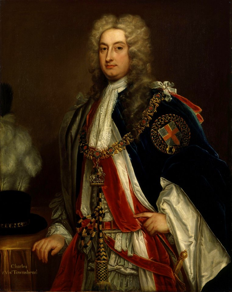 Charles Townshend, 2nd Viscount Townshend by Sir Godfrey Kneller, Bt (2)