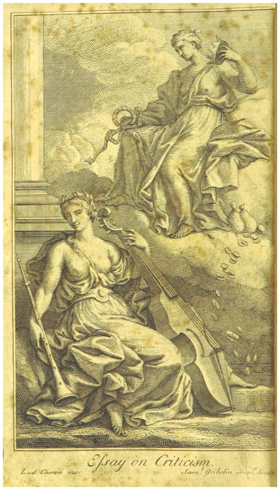 POPE(1722) Essay on Criticism