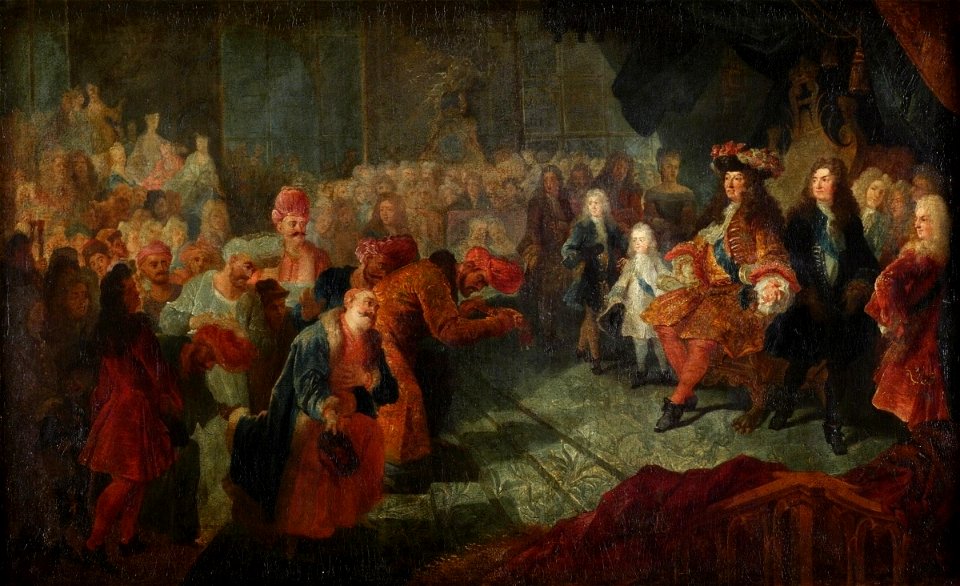 Antoine Coypel - Przyjęcie posłów perskich przez Ludwika XIV