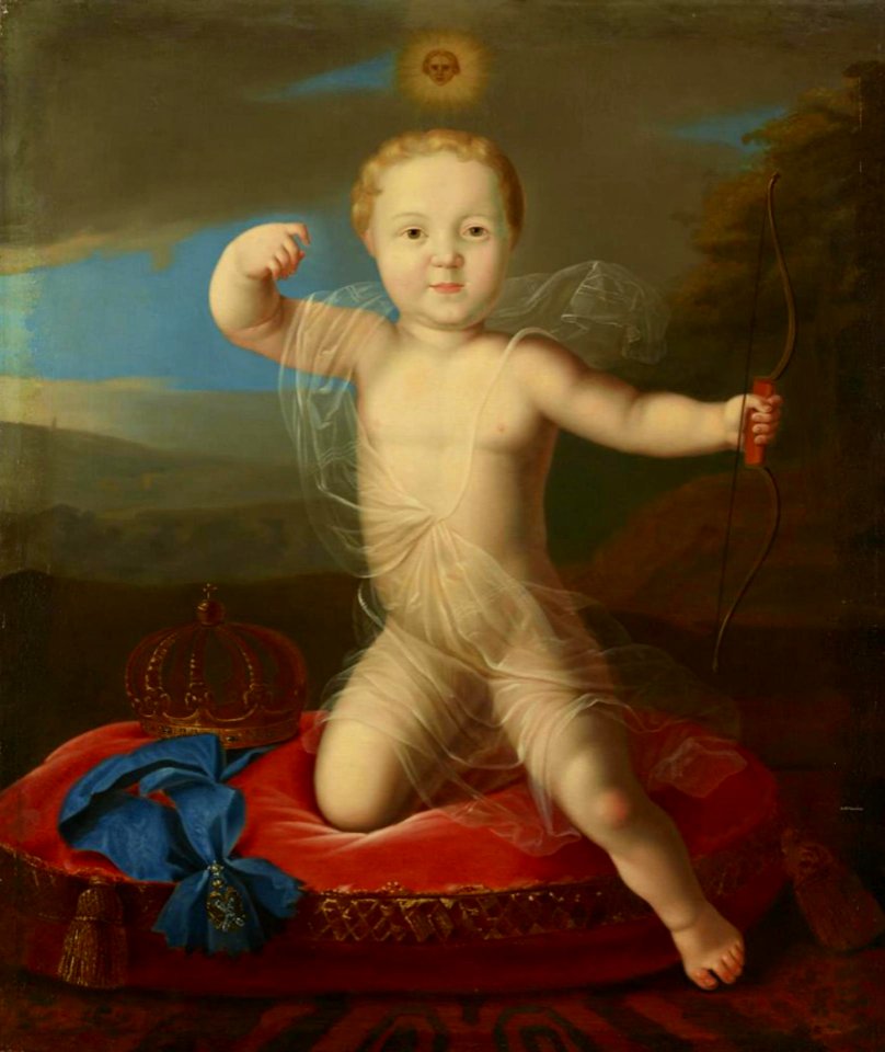 Peter Petrovich as Cupid by anonim after Caravaque (19 c., Hermitage)