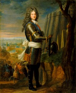 The Régent of France, Philippe d'Orléans in 1717 after Jean Baptiste Santerre