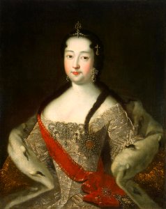 Anna Petrovna by I.G.Adolsky (after 1721, Hermitage)