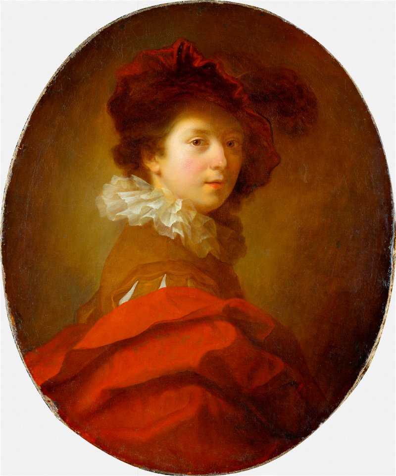 Alexis Grimou - Half-length figure of a young man