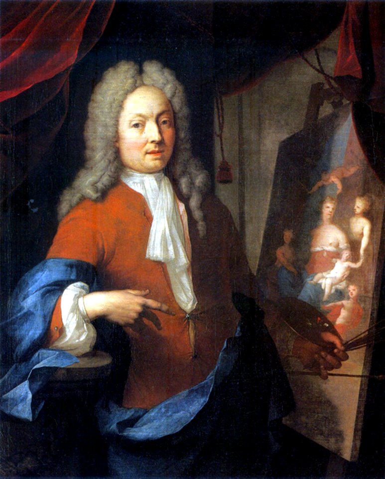 Mattheus Terwesten - Self-portrait