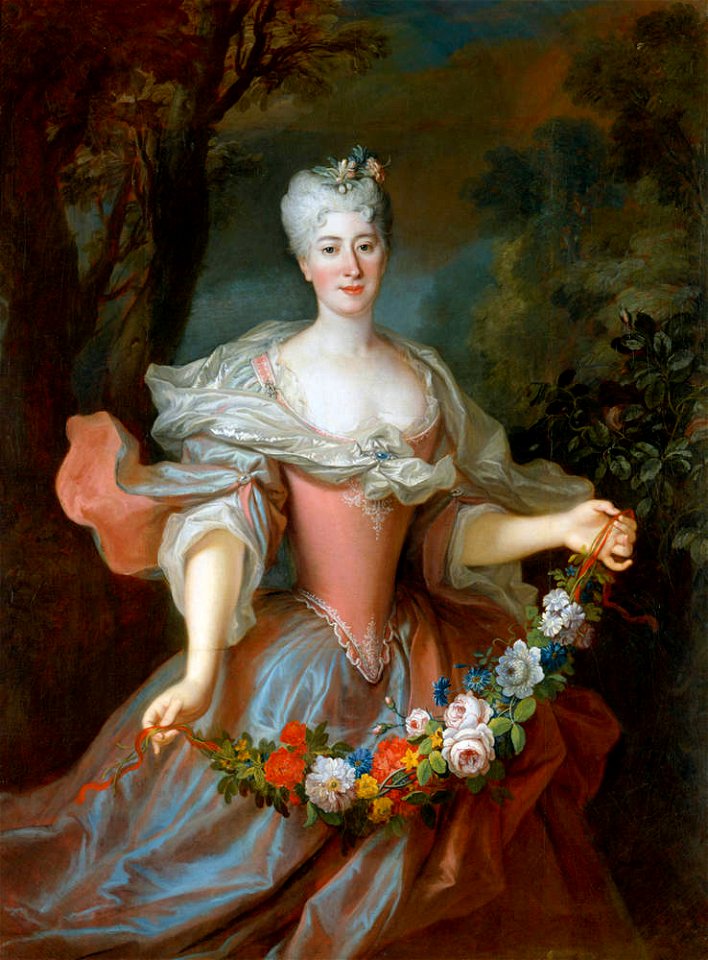 Marcybeła Zaviša (Aginskaja). Марцыбэла Завіша (Агінская) (L. Silvestre, 1724)
