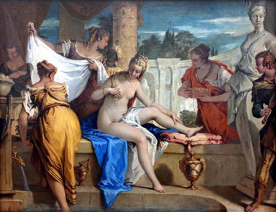 1725 Ricci Bathseba im Bade Gemäldegalerie Kat. 454 anagoria