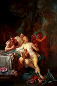 Silvestre Feast of nymphs and satyrs