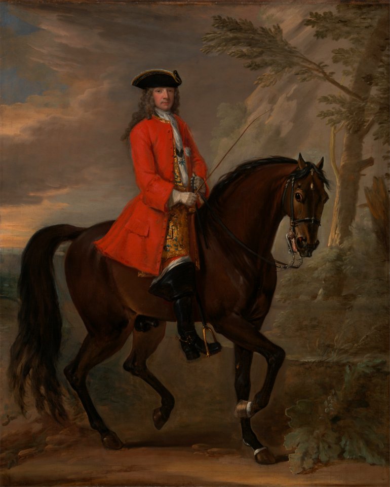 John Wootton - Portrait of a Man on Horseback - Google Art Project