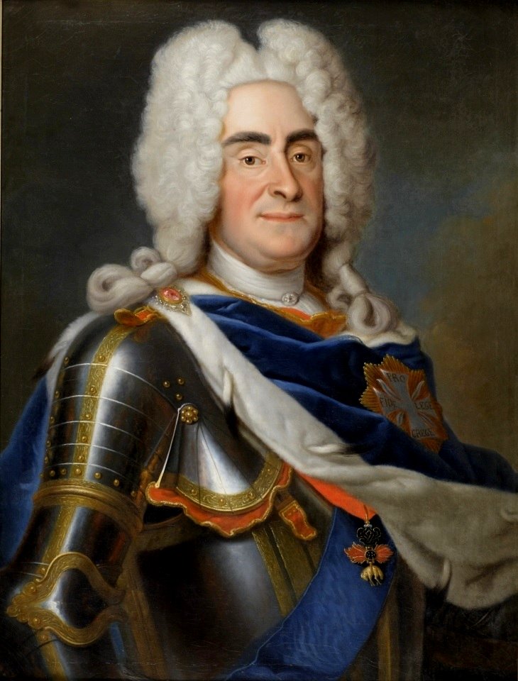 Louis de Silvestre - Portret króla Augusta II Wettina