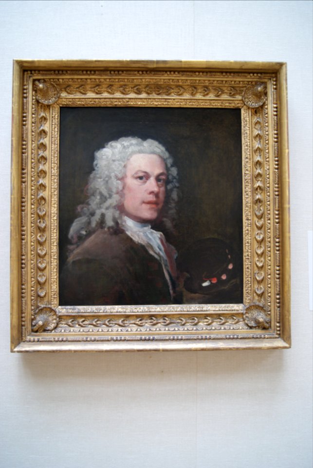 William Hogarth, Self-portrait (c. 1735, Yale Center for British Art)
