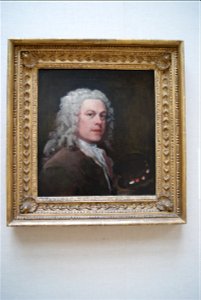 William Hogarth, Self-portrait (c. 1735, Yale Center for British Art)