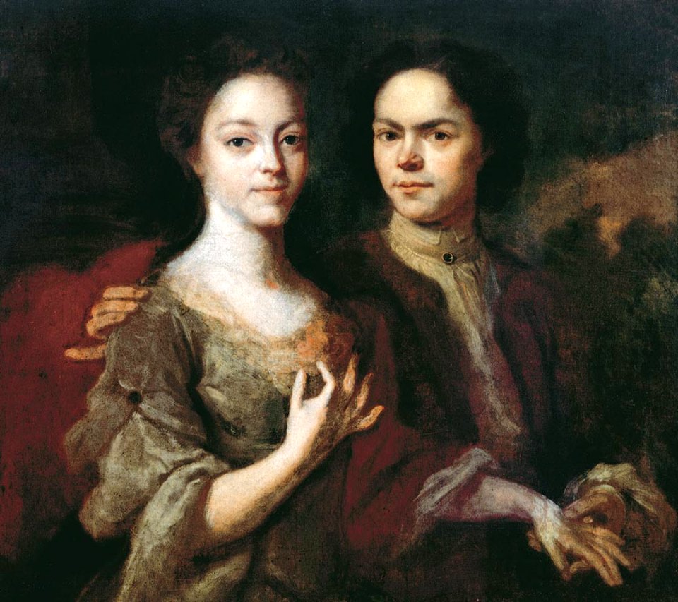 Andrei Matveev - Selfportrait with wife
