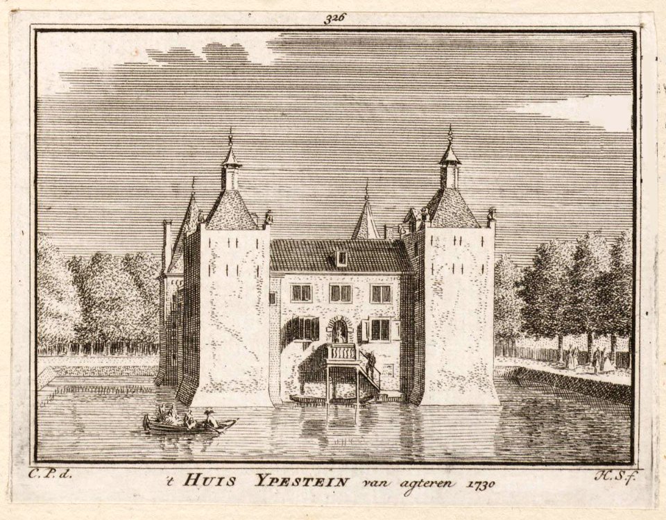 1730 Het huis Ilpenstein of Ilpendam door Cornelis Pronk en Hendrik Spilman